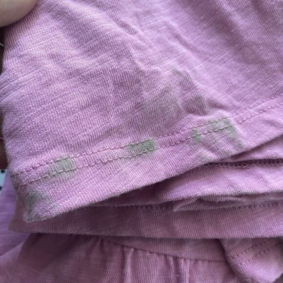 Terra & Sky Women's 4X Tier Dress Pink Sleeveless Cotton w Pockets Comfort - Picture 6 of 11